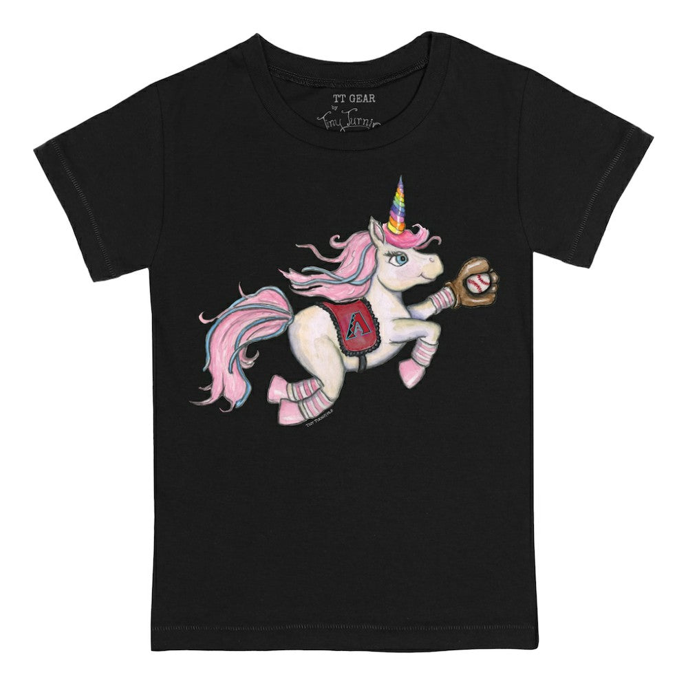 Arizona Diamondbacks Tiny Turnip Youth Unicorn T-Shirt - Black T-shirts