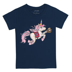 Cleveland Guardians Tiny Turnip Youth Unicorn T-Shirt - Navy T-shirts