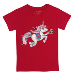 Philadelphia Phillies Tiny Turnip Youth Unicorn T-Shirt - Red T-shirts