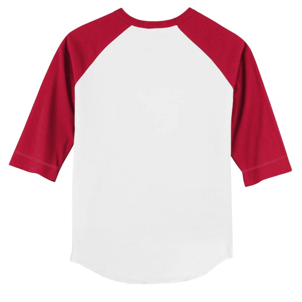 Boston Red Sox Tiny Turnip Youth Unicorn 3/4-Sleeve Raglan T-Shirt - White/Red T-shirts