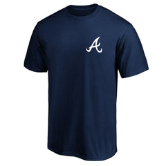 Atlanta Braves Number One Dad T-Shirt - Navy T-shirts