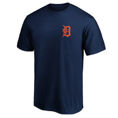 Detroit Tigers Number One Dad T-Shirt - Navy T-shirts
