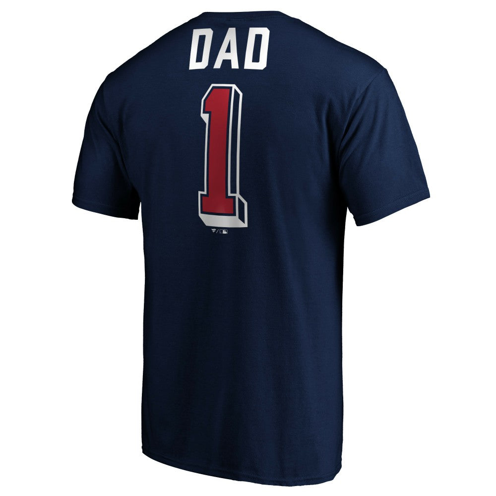 Minnesota Twins Number One Dad T-Shirt - Navy T-shirts