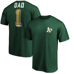 Athletics Number One Dad T-Shirt - Green T-shirts