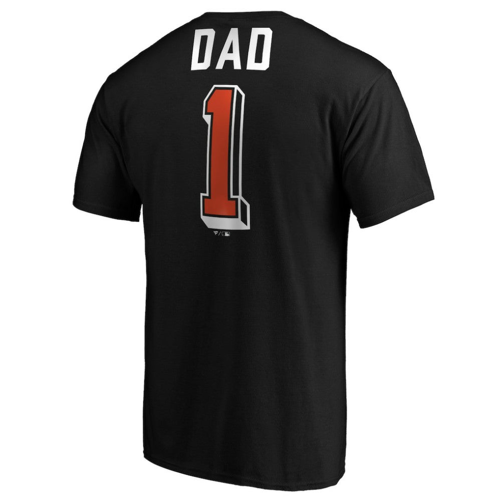 San Francisco Giants Number One Dad T-Shirt - Black T-shirts