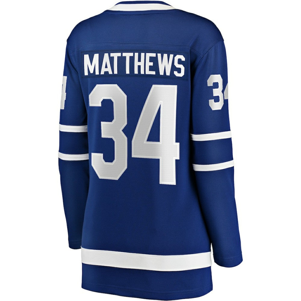 NHL Auston Matthews Toronto Maple Leafs Fanatics Women's Home Breakaway Jersey - Blue