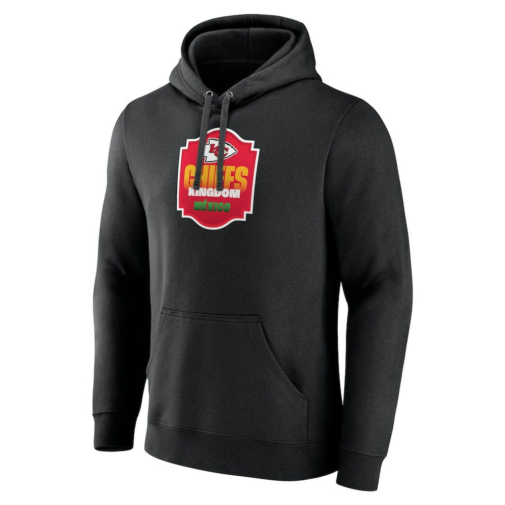 Kansas City Chiefs Kingdom Mexico Pullover Hoodie Black