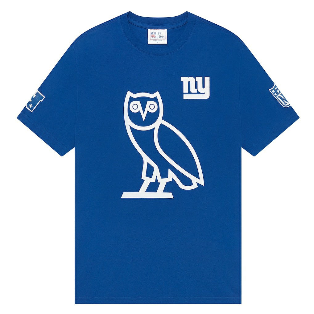 New York Giants OVO Owl Logo T-Shirt Royal