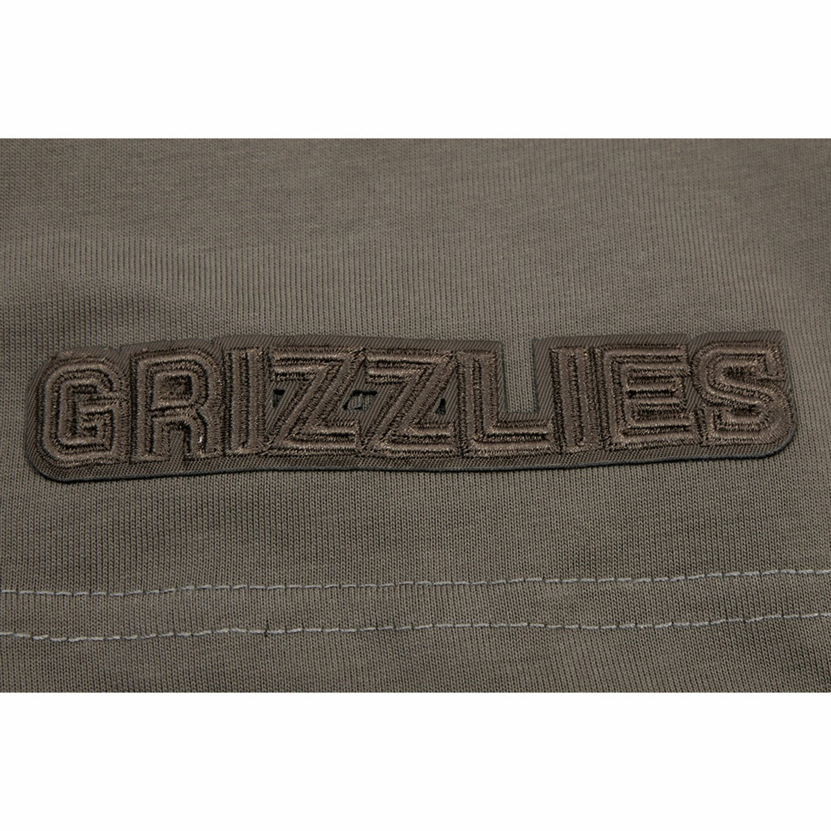 Memphis Grizzlies Pro Standard Neutrals Short Sleeve Pullover Hoodie Brown