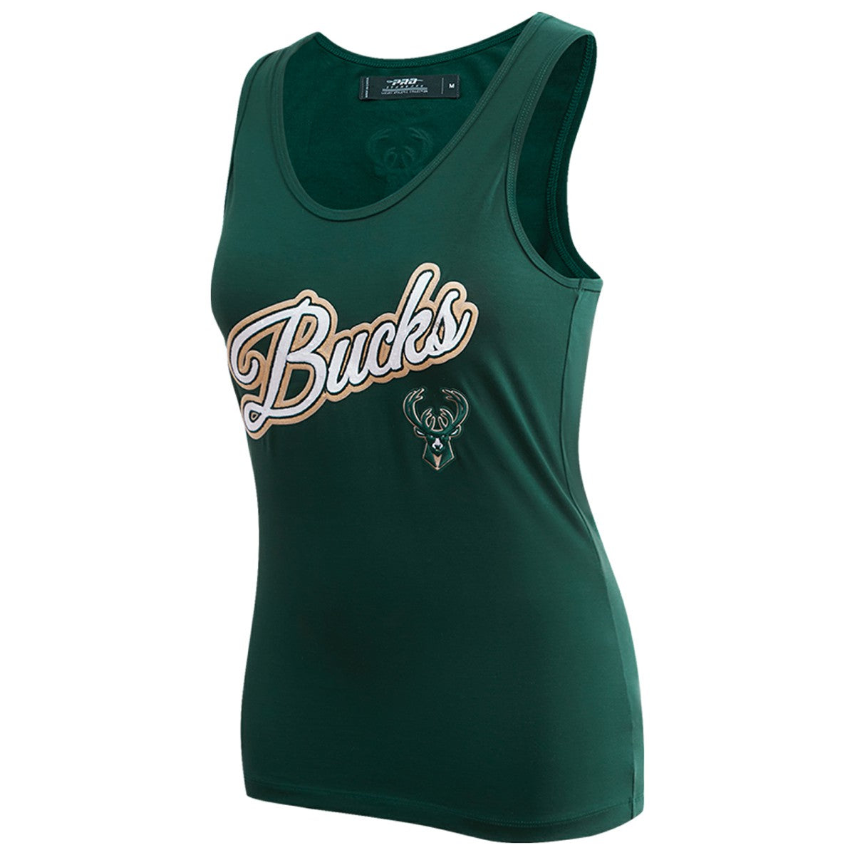 Milwaukee Bucks Pro Standard Women's Script Tank Top Hunter Green
