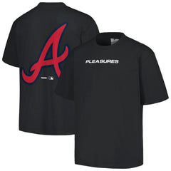 Atlanta Braves PLEASURES Ballpark T-Shirt - Black T-shirts