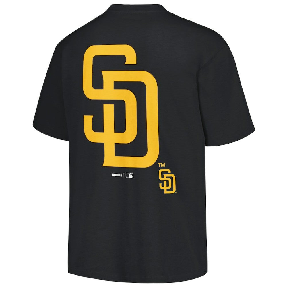 San Diego Padres PLEASURES Ballpark T-Shirt - Black T-shirts