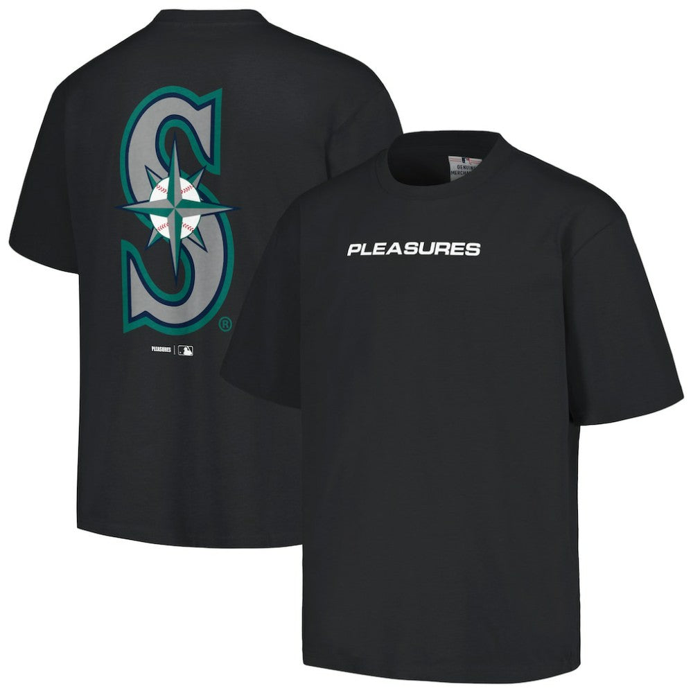 Seattle Mariners PLEASURES Ballpark T-Shirt - Black T-shirts