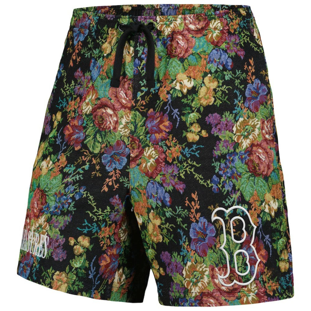 Boston Red Sox PLEASURES Floral Shorts - Black Shorts