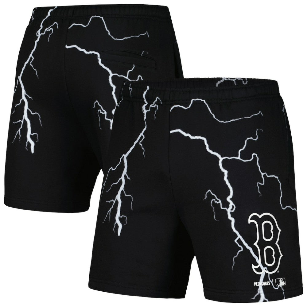 Boston Red Sox PLEASURES Lightning Shorts - Black Shorts