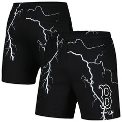 Boston Red Sox PLEASURES Lightning Shorts - Black Shorts