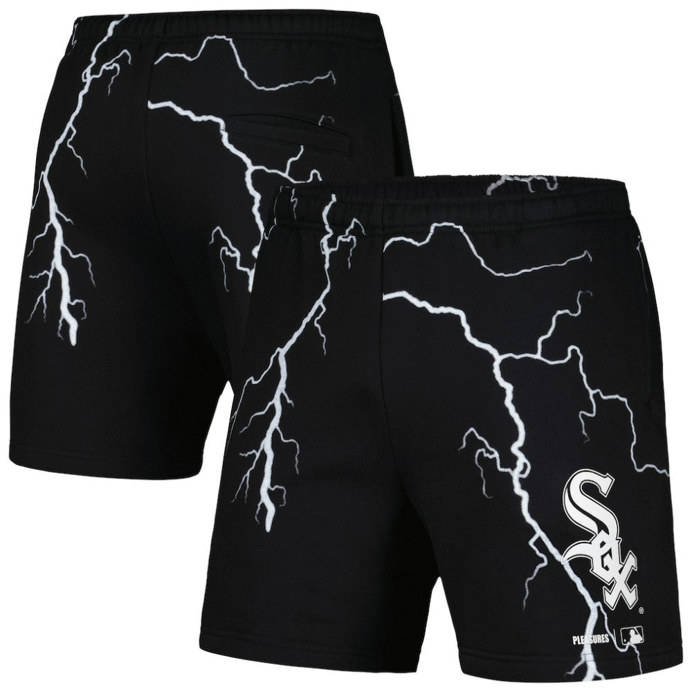 Chicago White Sox PLEASURES Lightning Shorts - Black Shorts
