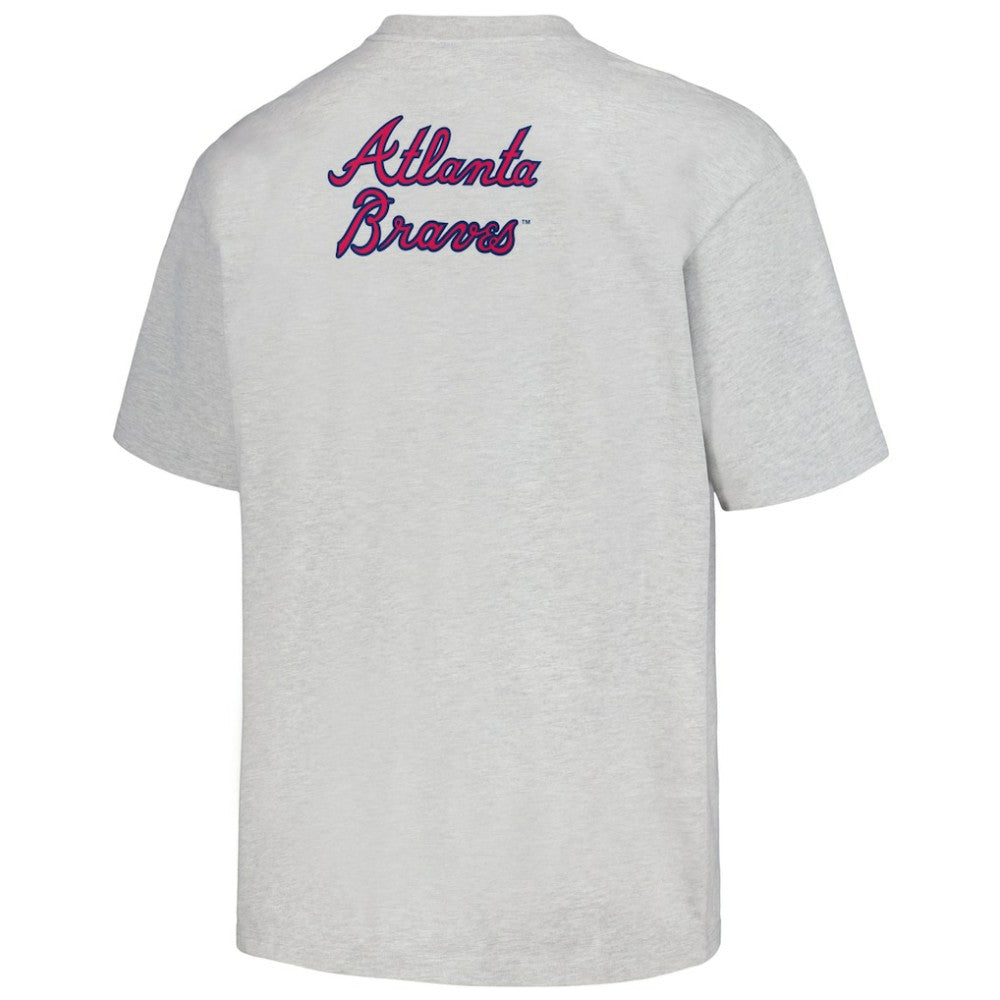Atlanta Braves PLEASURES Mascot T-Shirt - Gray T-shirts