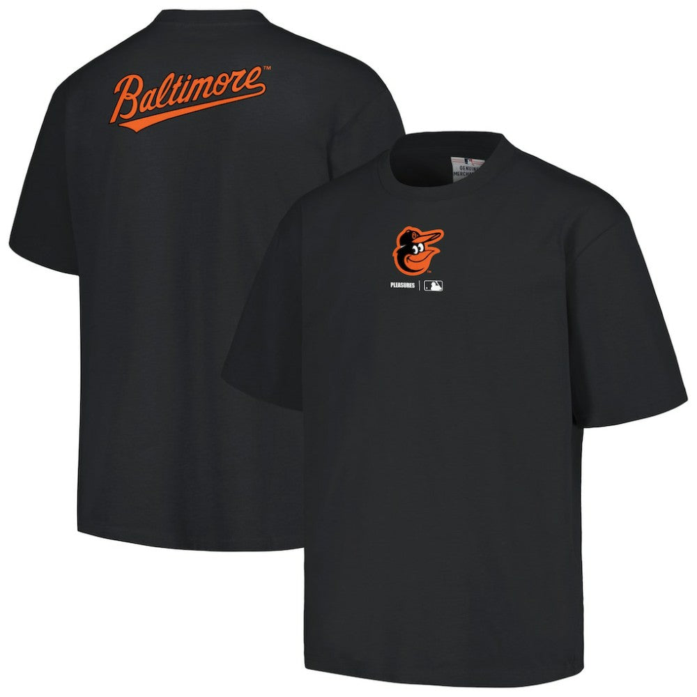 Baltimore Orioles PLEASURES Mascot T-Shirt - Black T-shirts