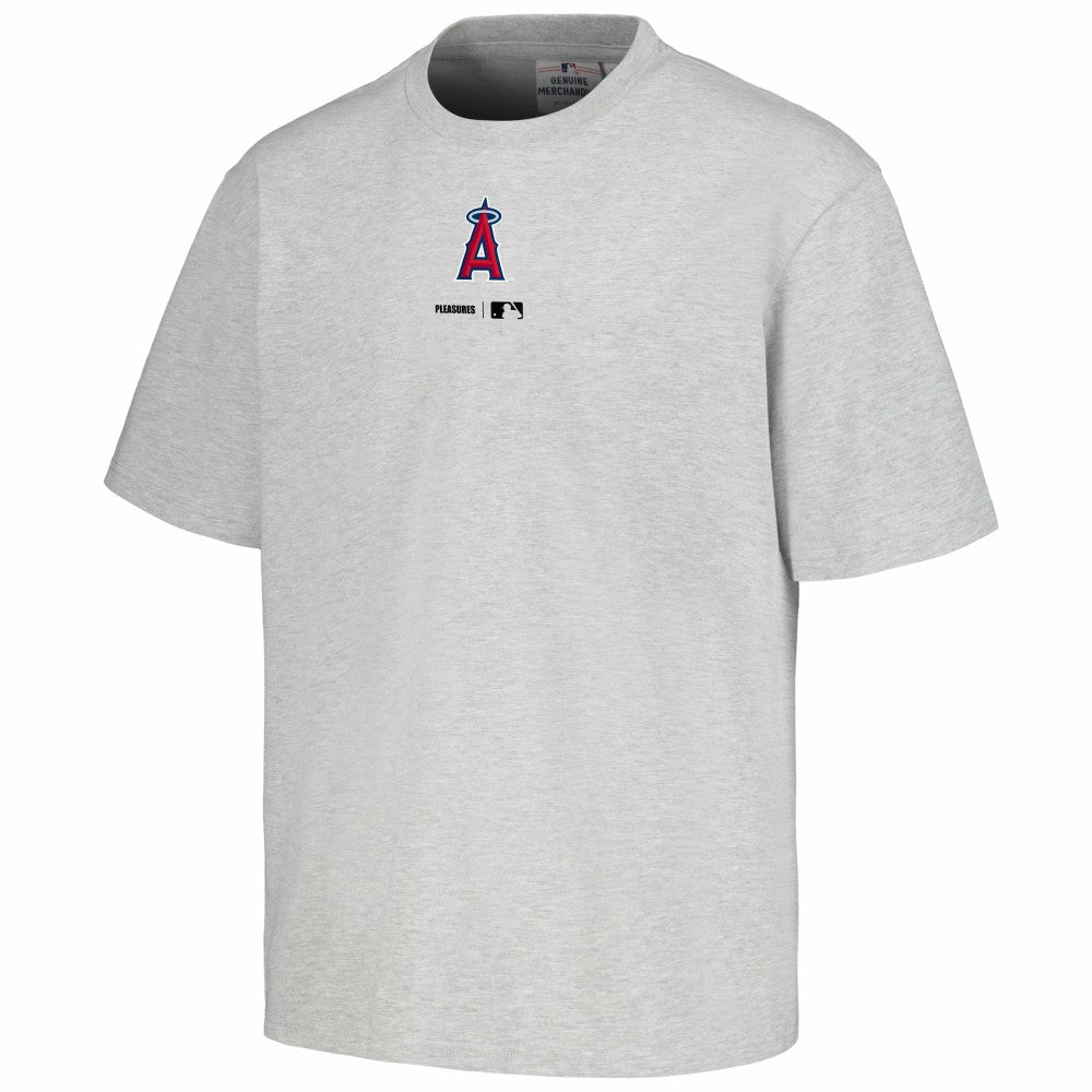 Los Angeles Angels PLEASURES Mascot T-Shirt - Gray T-shirts