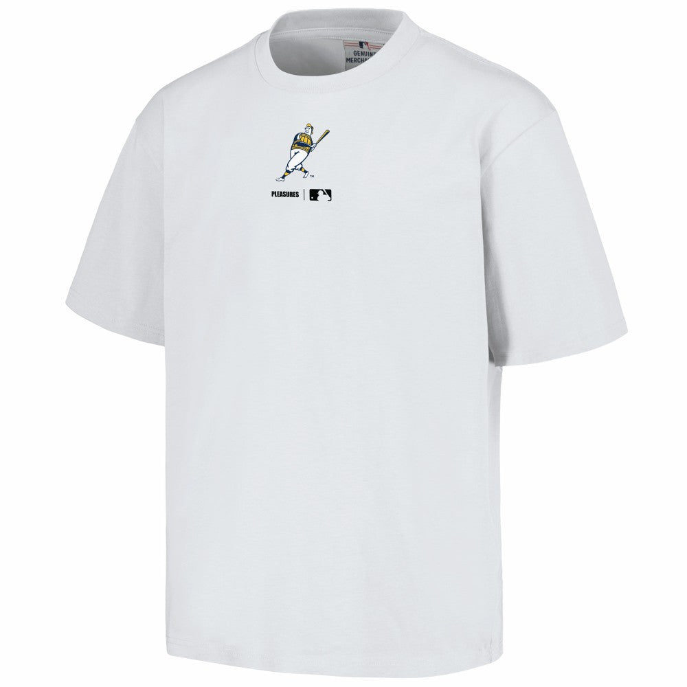 Milwaukee Brewers PLEASURES Mascot T-Shirt - White T-shirts