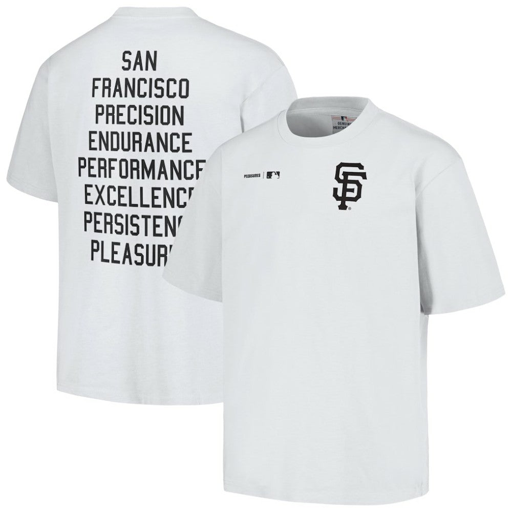San Francisco Giants PLEASURES Precision T-Shirt - White T-shirts