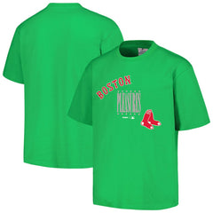 Boston Red Sox PLEASURES Repurpose T-Shirt - Green T-shirts