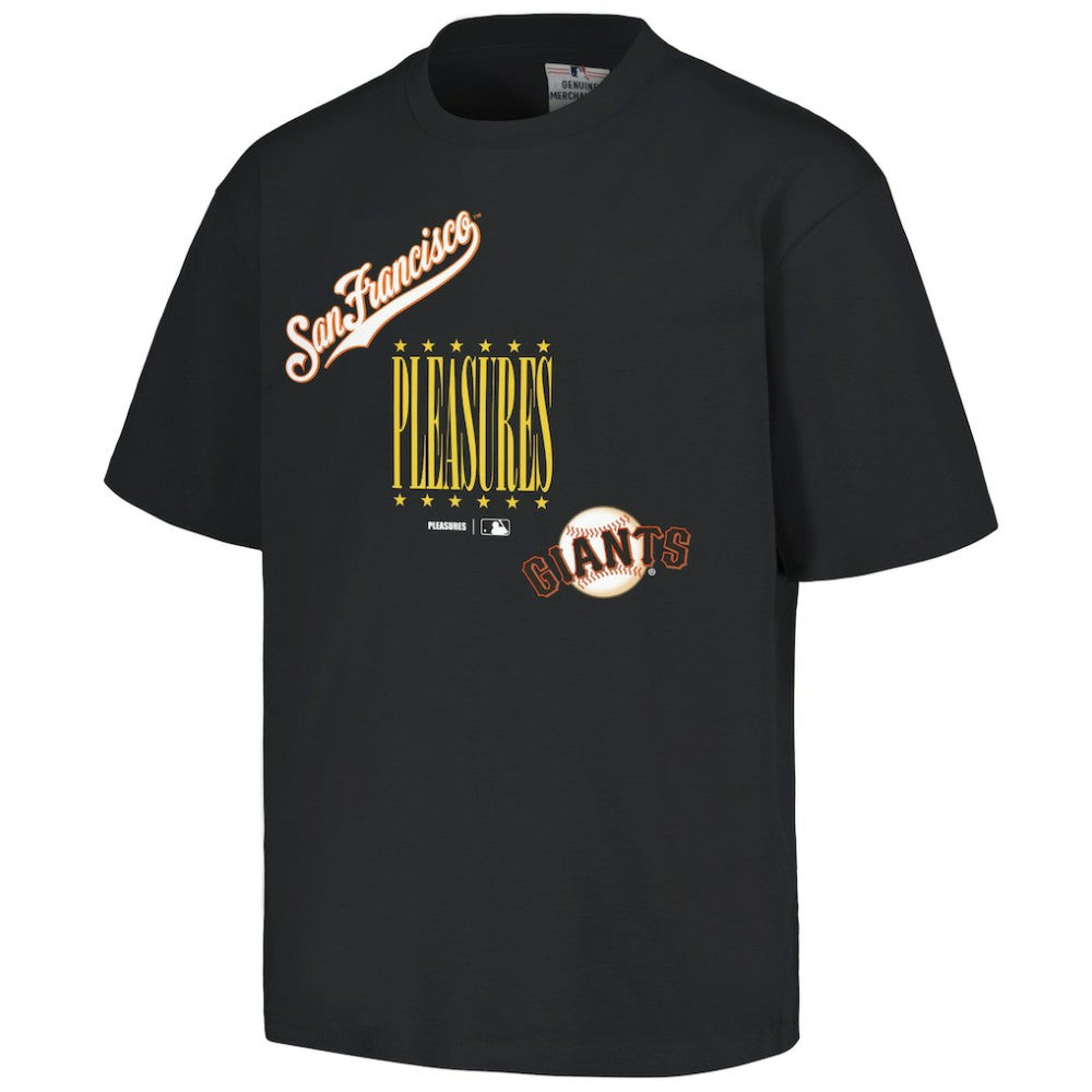 San Francisco Giants PLEASURES Repurpose T-Shirt - Black T-shirts
