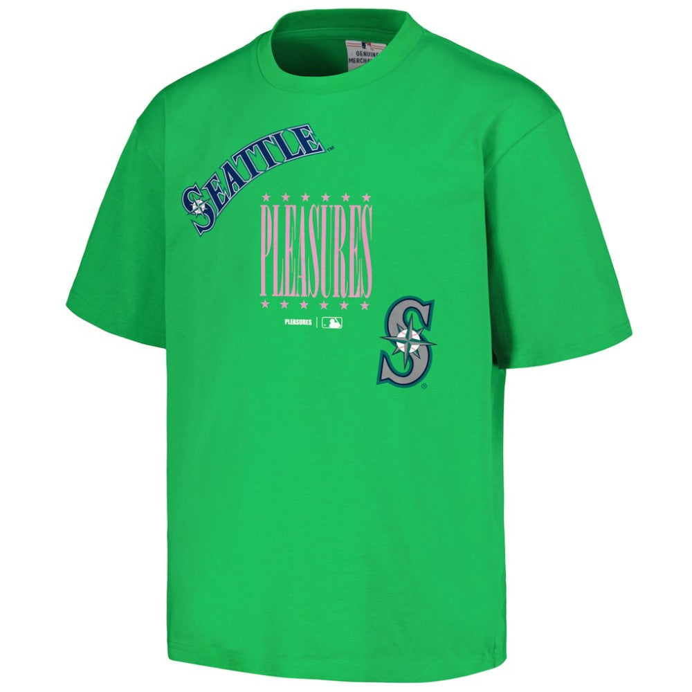 Seattle Mariners PLEASURES Repurpose T-Shirt - Green T-shirts