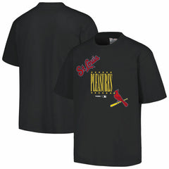 St. Louis Cardinals PLEASURES Repurpose T-Shirt - Black T-shirts