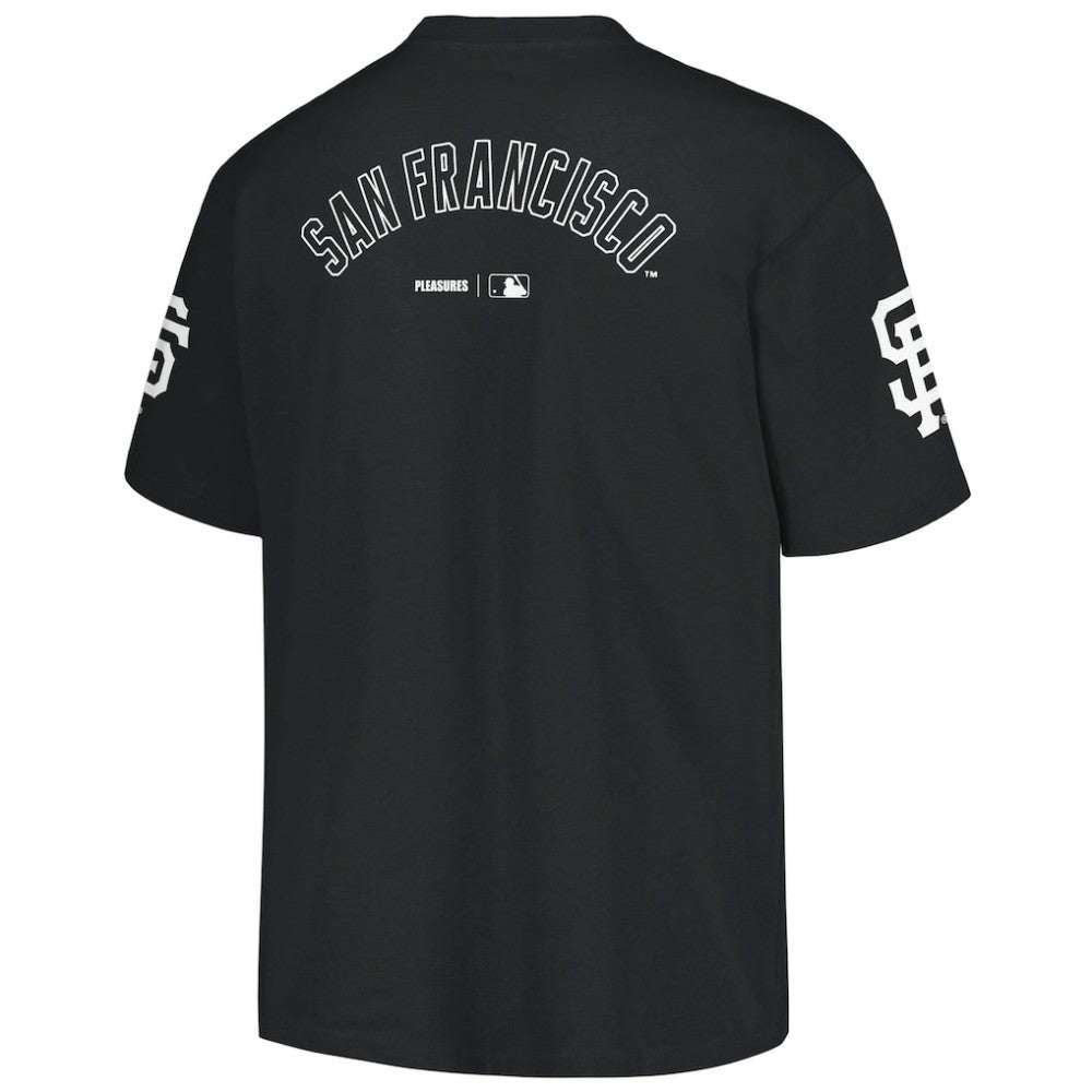 San Francisco Giants PLEASURES Team T-Shirt - Black T-shirts