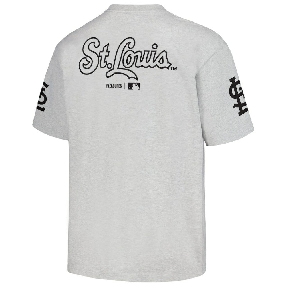 St. Louis Cardinals PLEASURES Team T-Shirt - Gray T-shirts