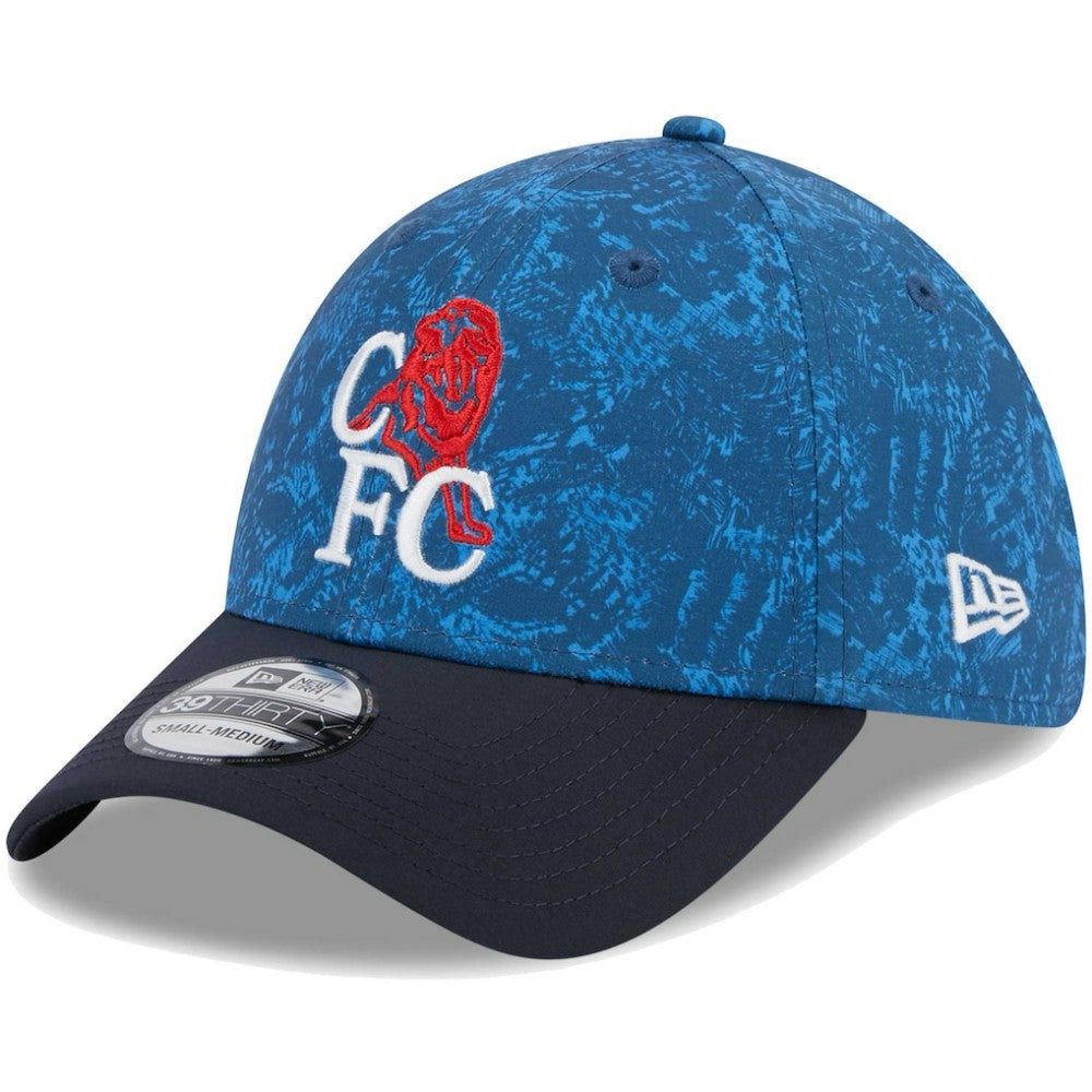 Chelsea New Era Retro All Over Print 39THIRTY Flex Hat Blue/Navy