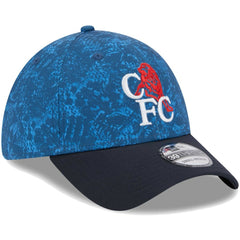 Chelsea New Era Retro All Over Print 39THIRTY Flex Hat Blue/Navy