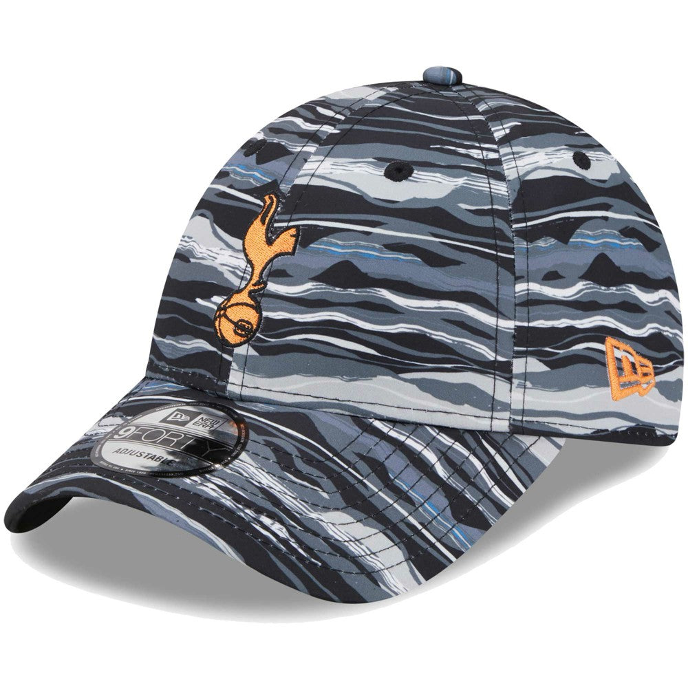 Tottenham Hotspur New Era Wave All Over Print 9FORTY Adjustable Hat Black sale