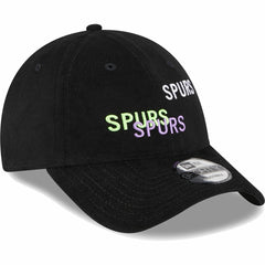 Tottenham Hotspur New Era Triple Wordmark 9FORTY Adjustable Hat Black