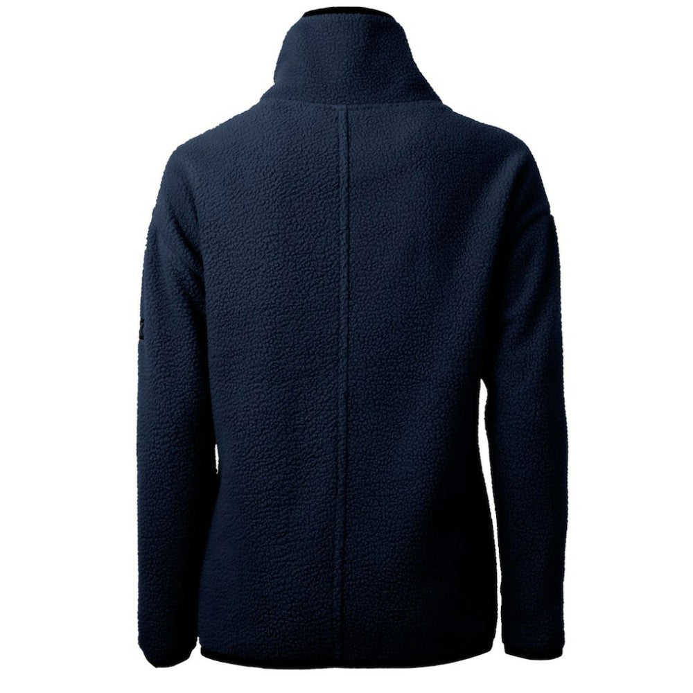 Philadelphia Phillies Cutter & Buck Women's Americana Logo Cascade Eco Sherpa Fleece Half-Zip Pullover Jacket - Navy Jackets