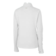 San Francisco Giants Cutter & Buck Women's Americana Logo DryTec Traverse Stretch Quarter-Zip Pullover Top - White Pullover