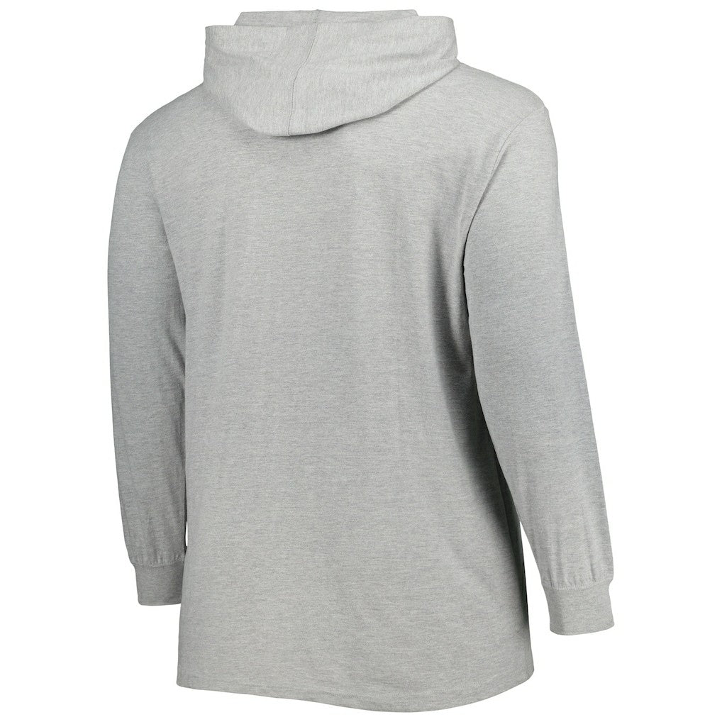 Chicago Bulls Big & Tall Pullover Hoodie Heather Gray