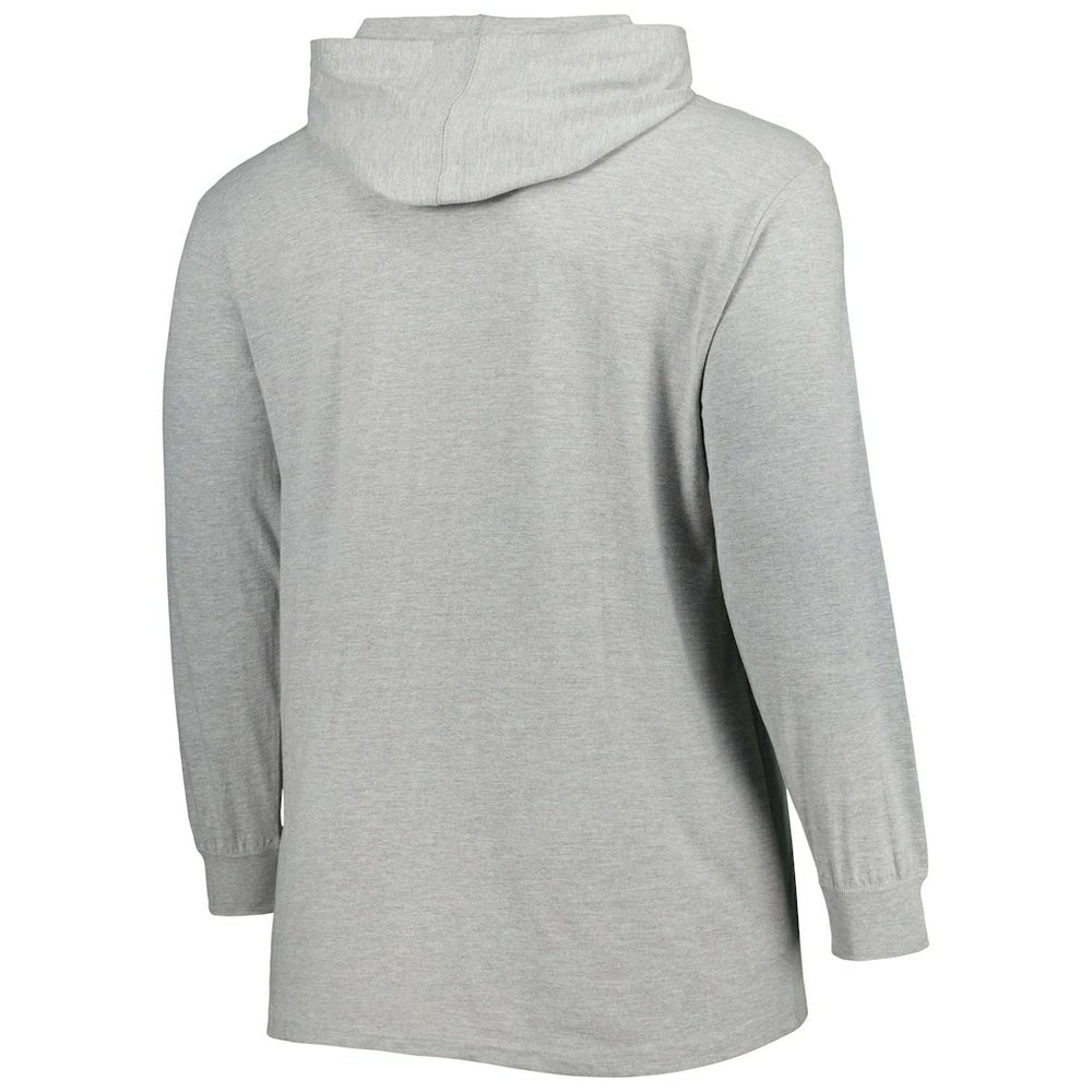 Chicago Bulls Big & Tall Pullover Hoodie Heather Gray