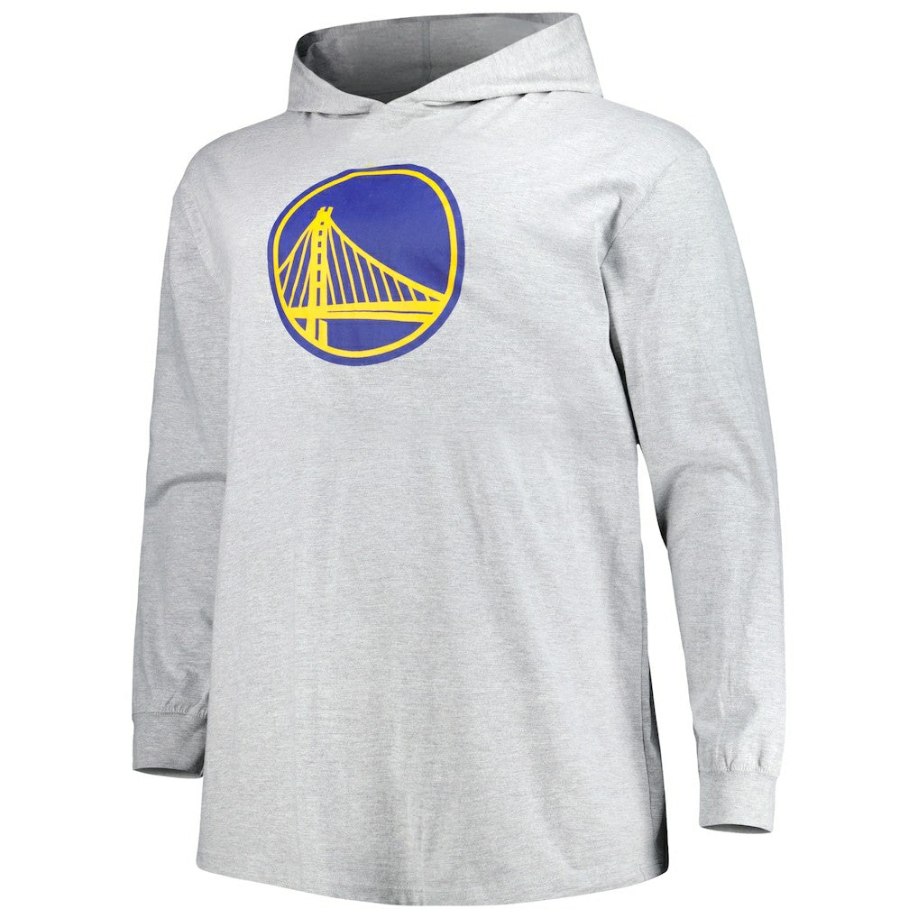 Golden State Warriors Big & Tall Pullover Hoodie Heather Gray