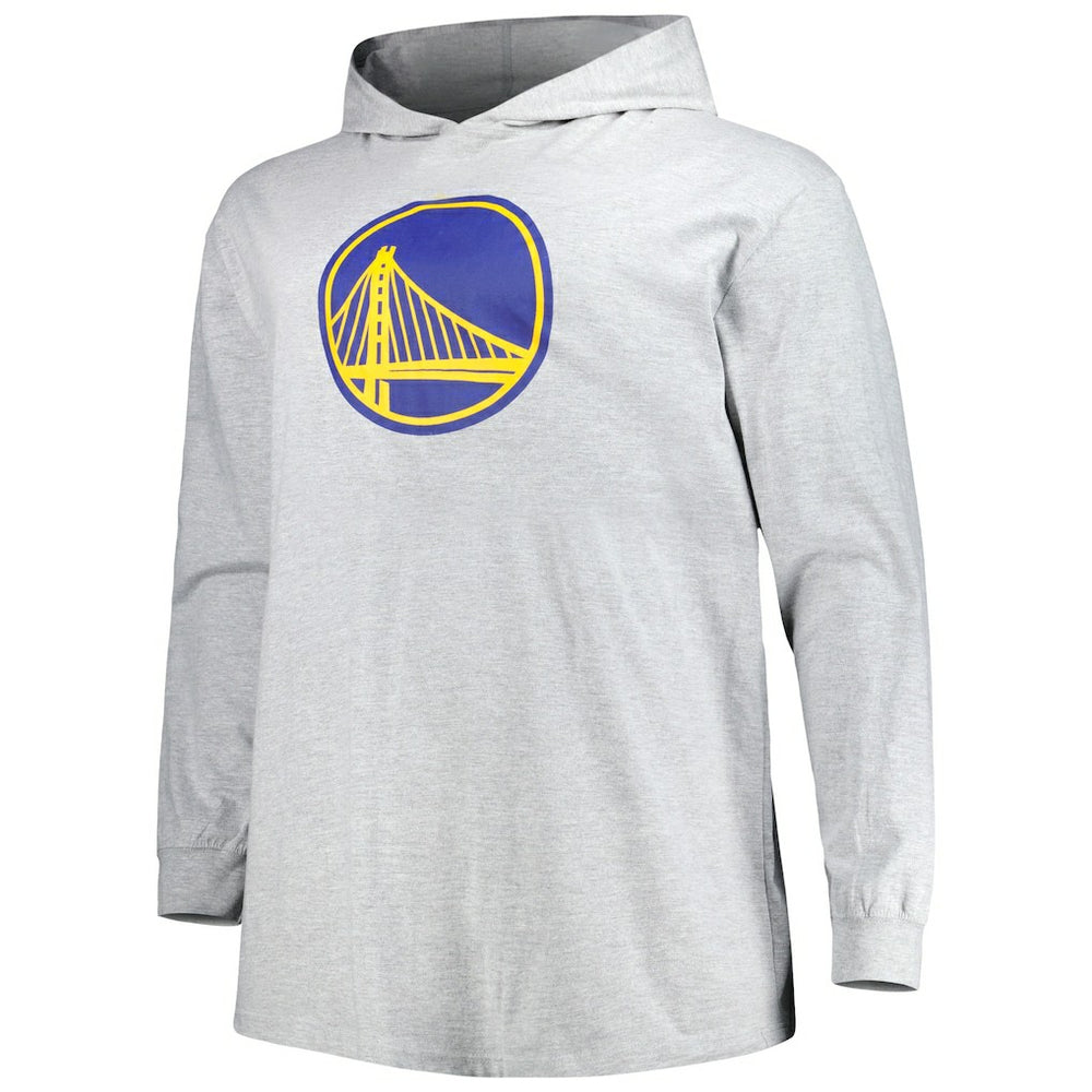 Golden State Warriors Big & Tall Pullover Hoodie Heather Gray
