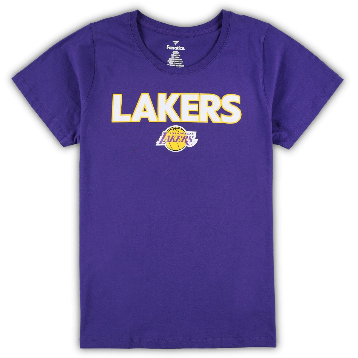 Los Angeles Lakers Women's Plus Size T-Shirt & Shorts Combo Set Purple/Heather Gray