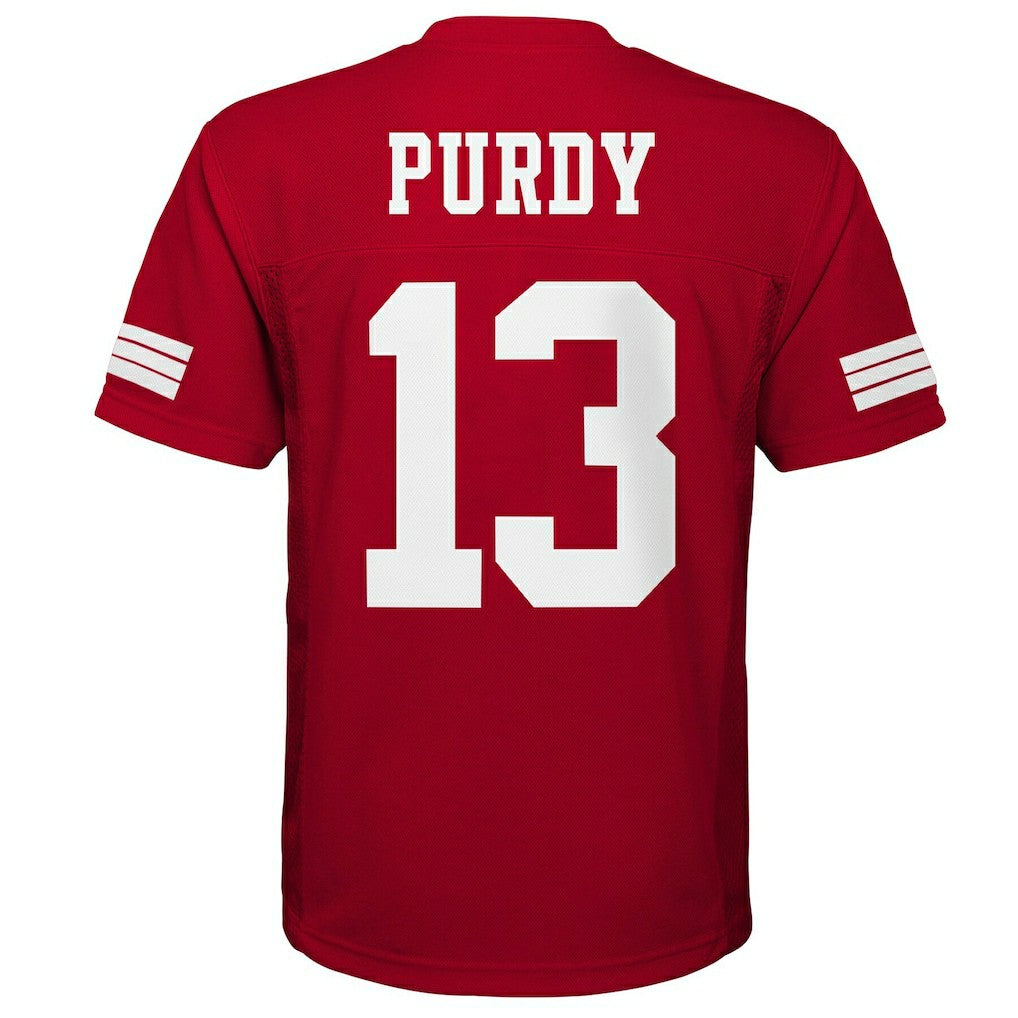 Brock Purdy San Francisco 49ers Youth Replica Player Jersey Scarlet