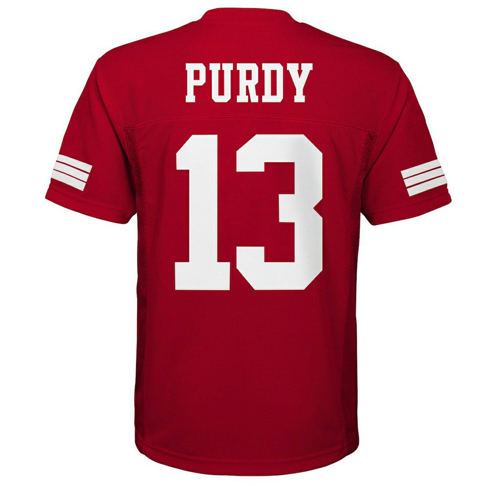 Brock Purdy San Francisco 49ers Youth Replica Player Jersey Scarlet