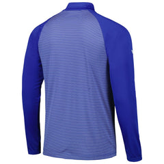 Philadelphia Phillies Levelwear Charter Striped Raglan Quarter-Zip Top - Royal Tops