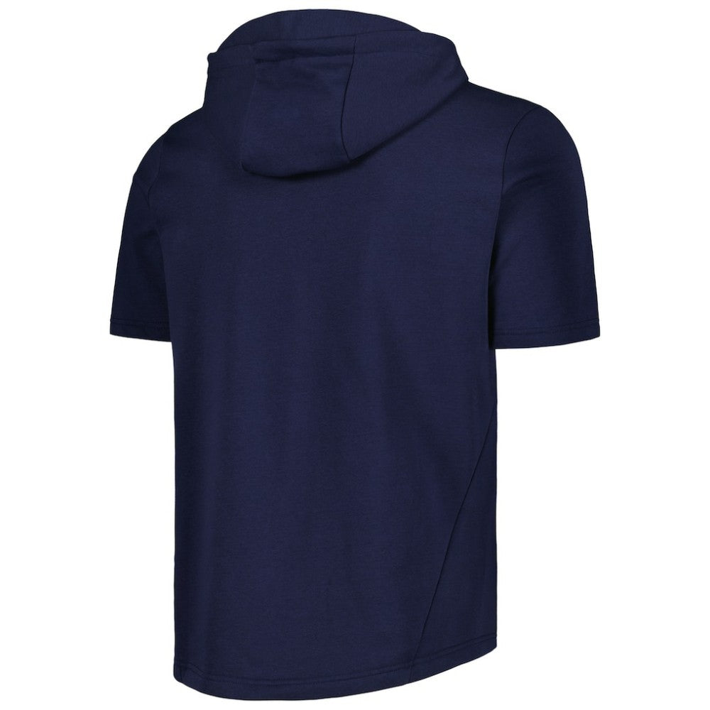 Boston Red Sox Levelwear Recruit Full-Zip Short Sleeve Hoodie - Navy Hoodies