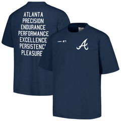 Atlanta Braves PLEASURES Precision T-Shirt - Navy T-shirts