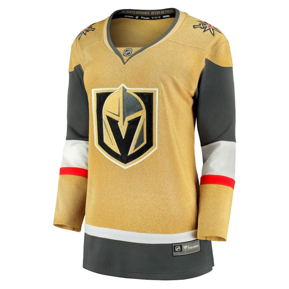 NHL Vegas Golden Knights Fanatics Women's Home Breakaway Jersey - Gold