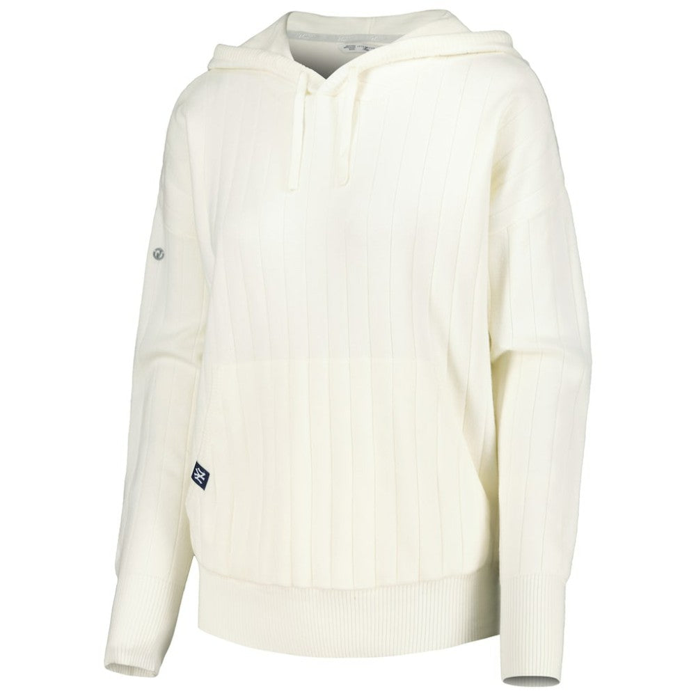New York Yankees Levelwear Women's Dream Icon Tab Pullover Hoodie - White Hoodies